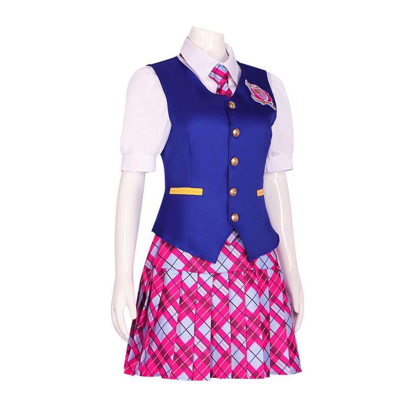 Delanci Cosplay Costume Barbie's Glamorous Princess Academy Same Style Clothes School Uniform Cosplay Halloween Costume