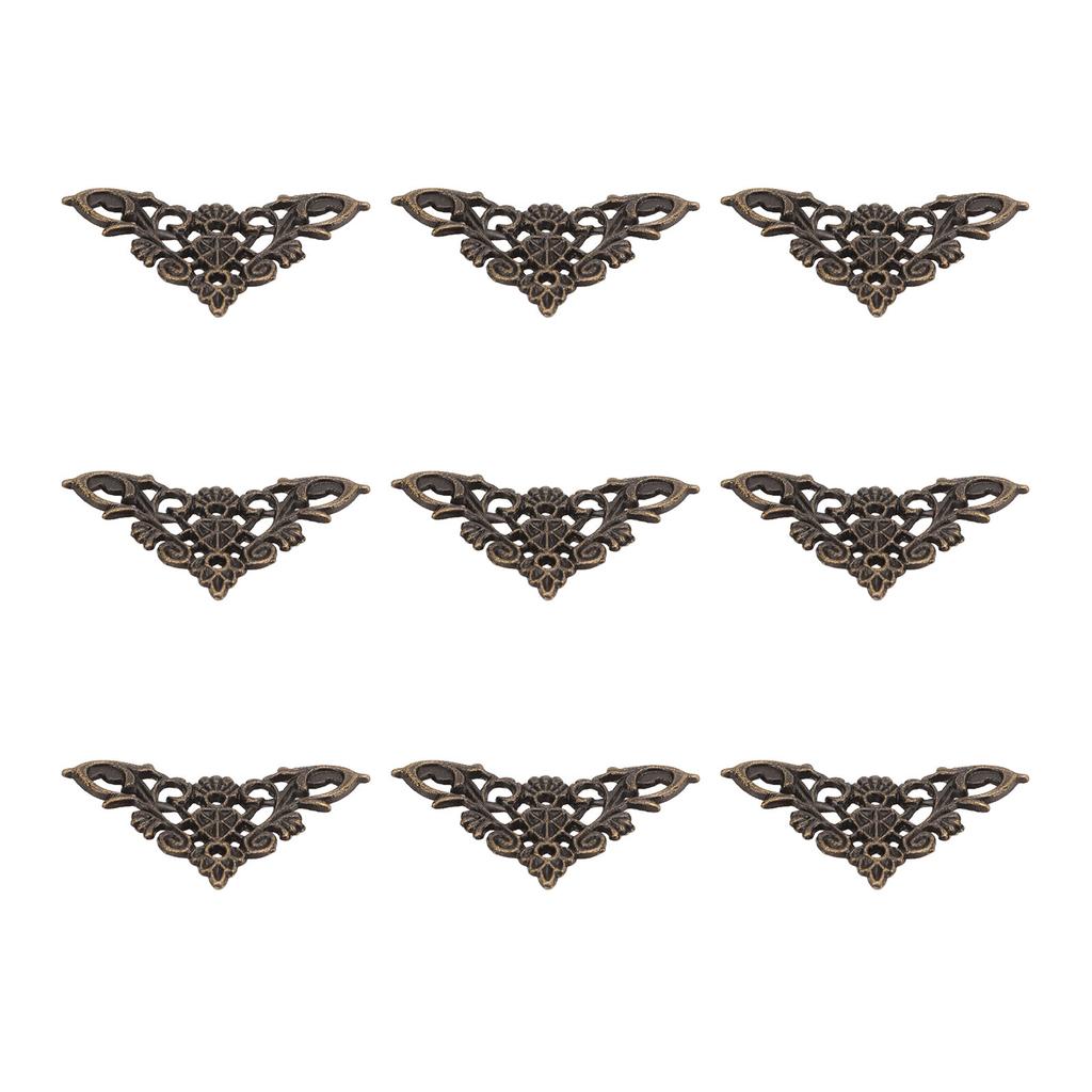 20Pcs Corner Protector Zinc Alloy Classical Retro Elegance Exquisite Comfortable Corner Cabinet