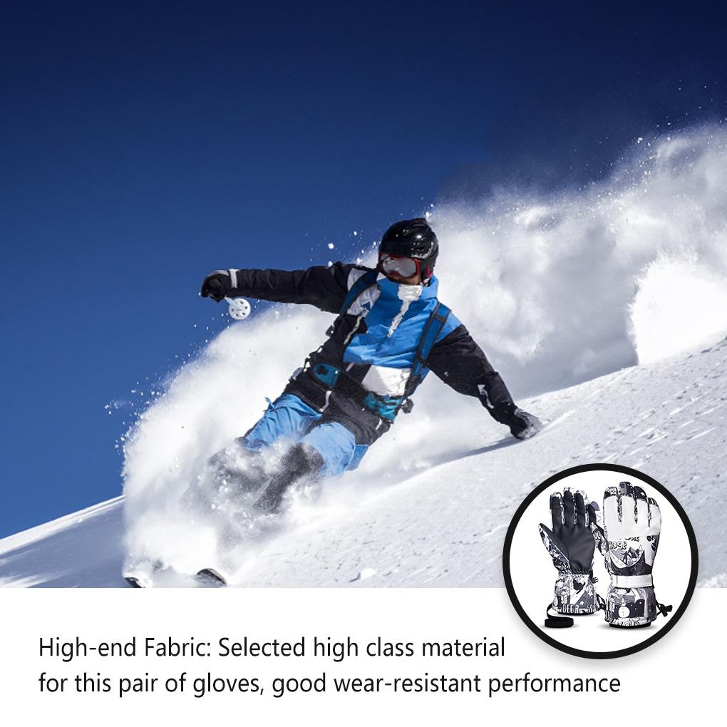 Skiing Gloves Professional Windproof Sports Hands Warmer Women Men Outdoor Cycling Touchscreen Winter Sport Glove