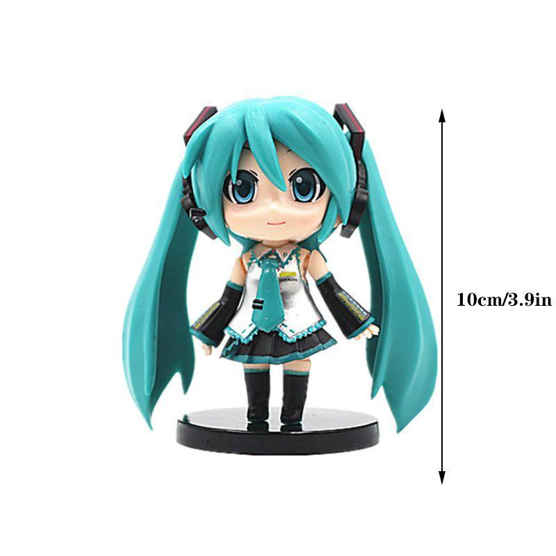Hatsune Miku Cartoon Virtual Singer Manga Statue Figurines Stunning Collectible Model Toy