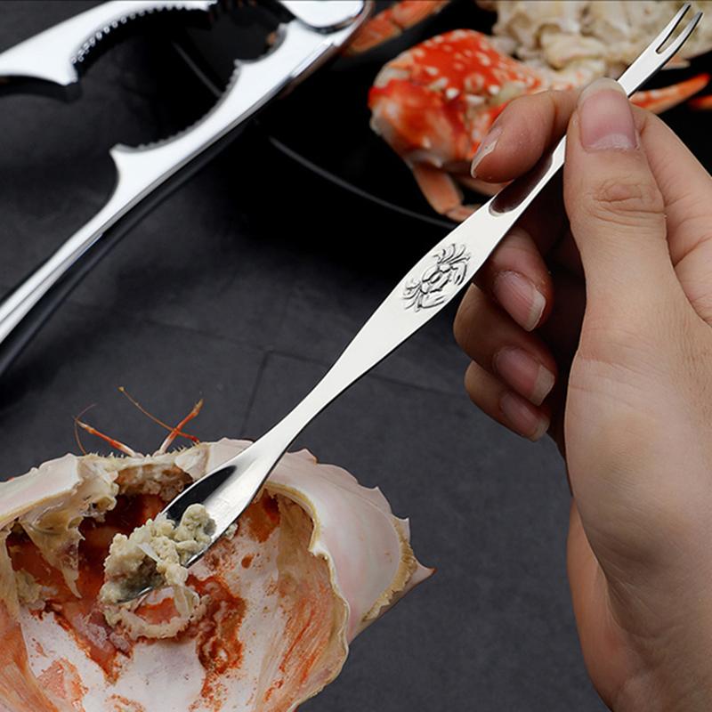 1PC Stainless Steel Walnut Clip Multifunctional Manual Nut Crackers Thickened Hard Kitchen Gadget Vegetables Fruit Tools