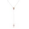 New Fashion Vintage Christian Cross Bohemia Religious Rosary Pendant Necklace For Women Charm Jewelry Gifts