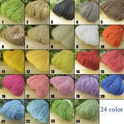 600 Meter 500g Natürliches Raffia Strohgarn Für Handstrick Häkeln Sommerhut Handtasche Kissen Körbe Strickmaterial DIY Bastelbedarf