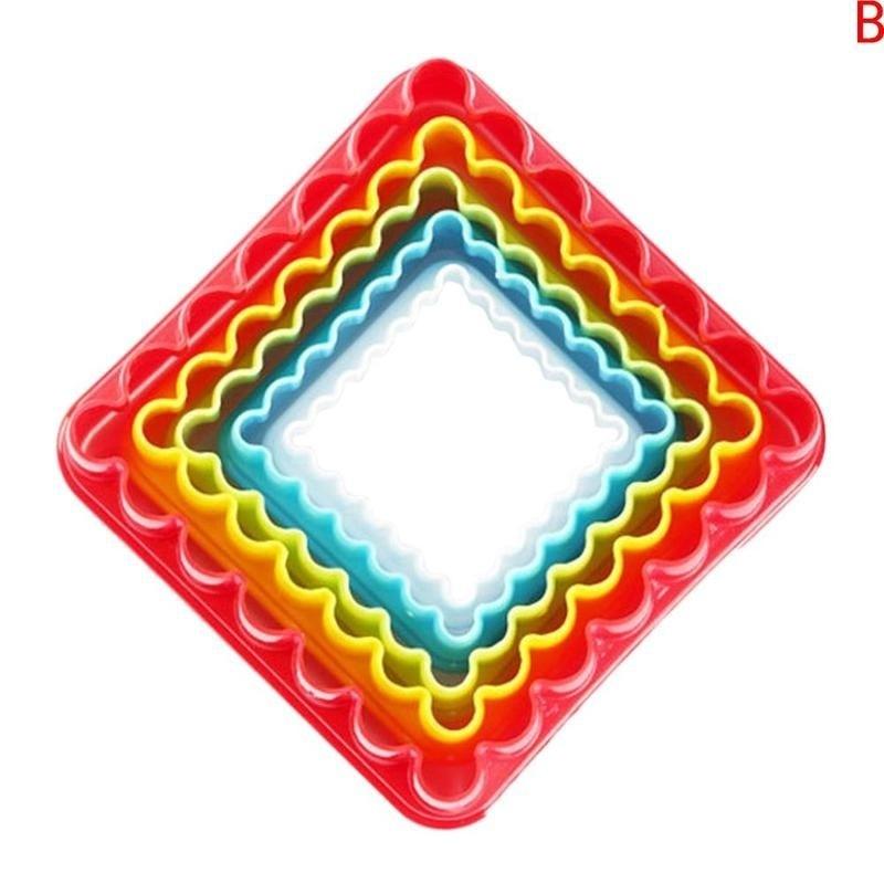 7Stlyes Plastic Biscuit Molds Biscuit Molds Vegetable Cutter Moldes Galletas DIY Cooking Tools