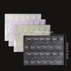 50 Feuilles Ruban Adhésif Double Face Autocollant Colle Colle Faux Ongles Colle Pour Faux Ongles Pointes Transparent Gelée Coussinet Press On Ongles Manucure