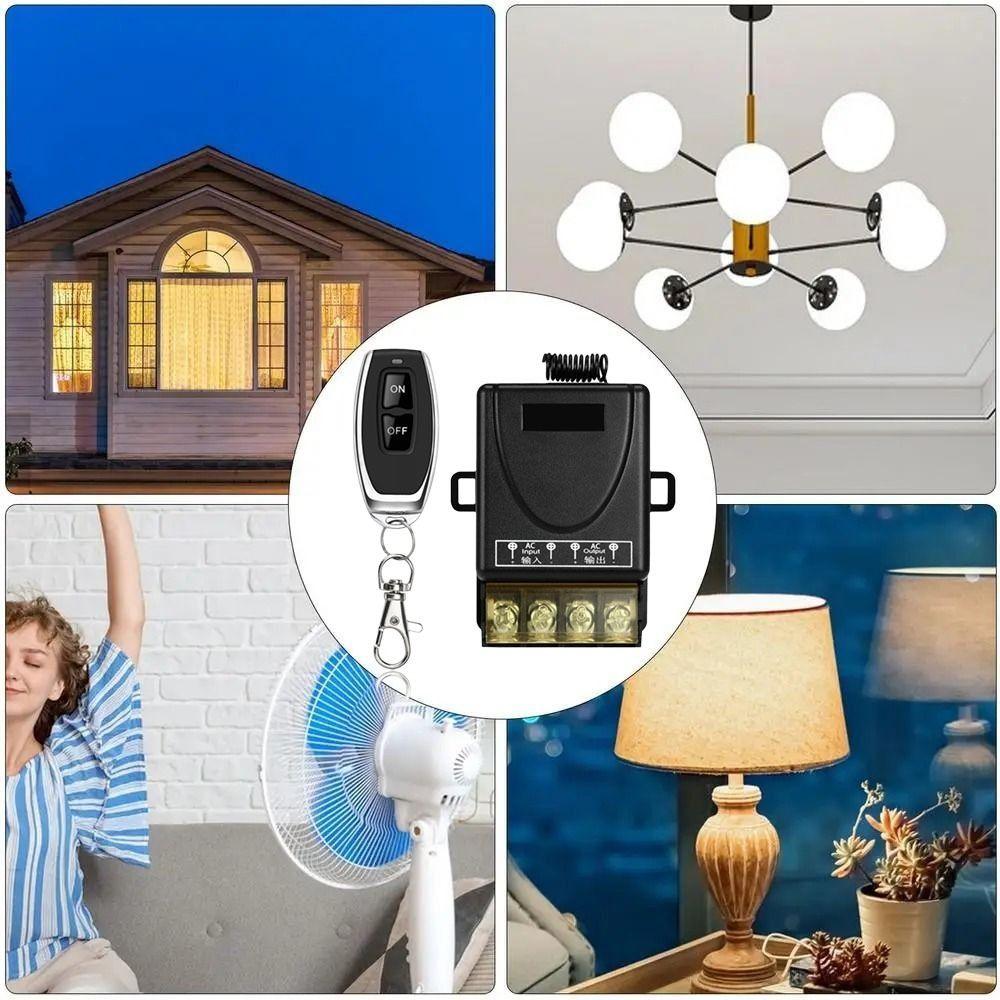 433Mhz Remote Control Switch High Power 8V-72V on Off Remote Control Transmitter Multifunctional Blasting Flash Smart Switch Car