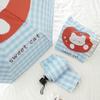 Cartoon Cat Automatic Portable Travel Umbrella