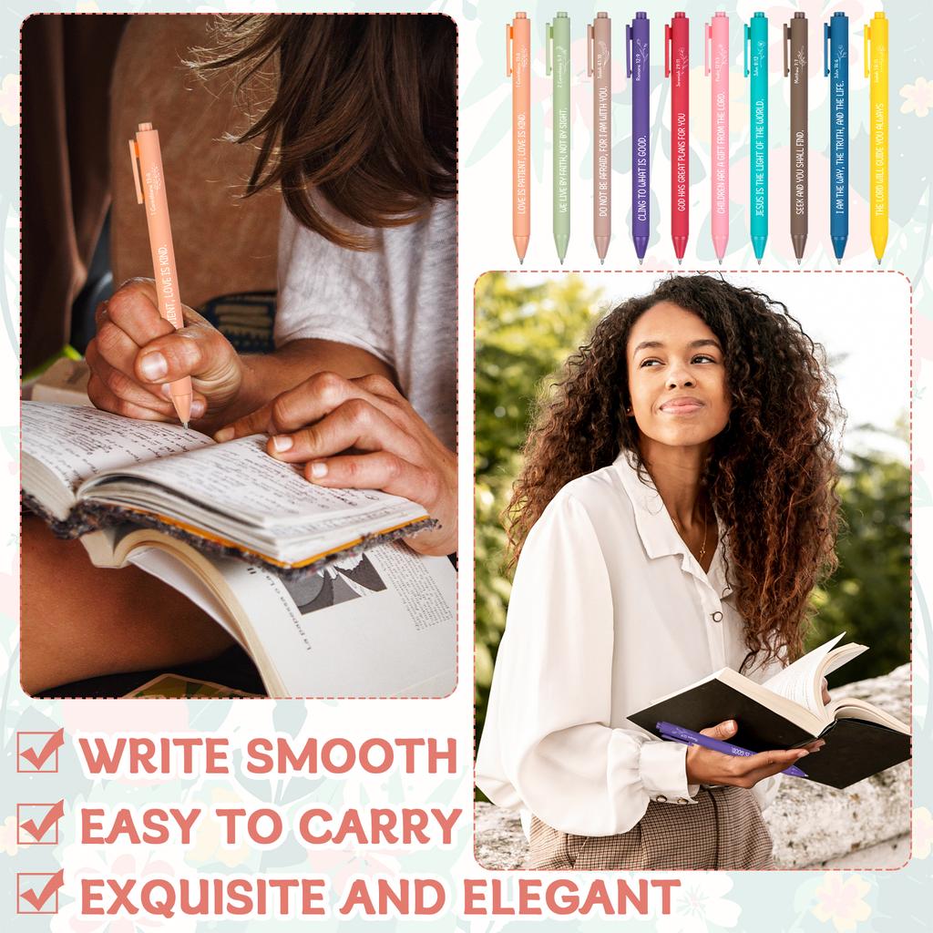 30 Pcs Christian Bible Verse Pens Gifts Bulk Religious Inspirational Scripture Ballpoint Pen For Women Men Office Sunday School