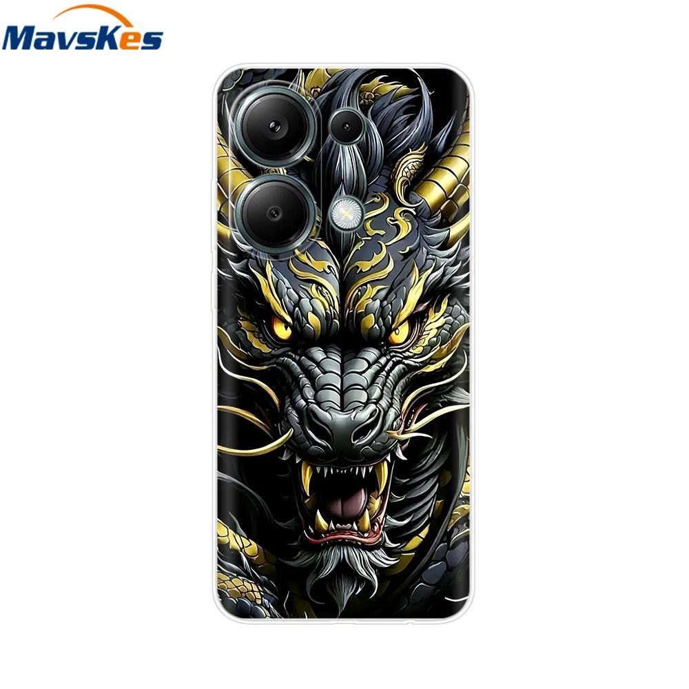 For Redmi Note 13 4G 5G Case Fashion Panda Phone Cover For Xiaomi Redmi Note 13 Pro 4G 5G Cases 13Pro Plus Soft Silicone Funda