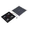 Solar Panel Powered Fan 4 Fans 100W 20V Green Energy Portable Mini Ventilator for Dog House Chicken 