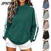 JPNTKY Women's  Long Sleeve High Neck Fashion Casual Autumn Winter Hoodie