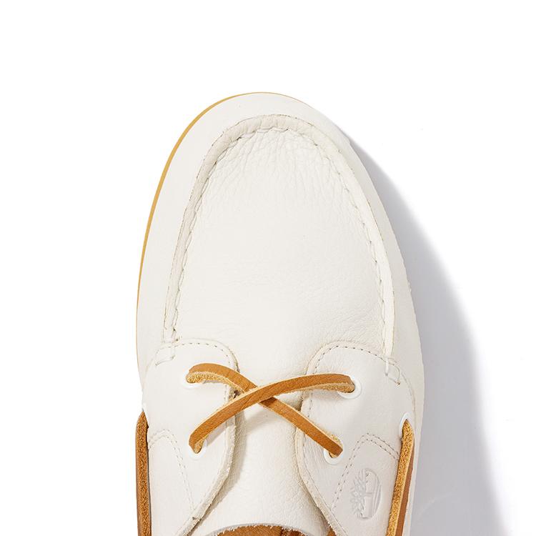 Timberland Slipper aus Leder, leichte Loafer, Damen-Loafer, Natur A2Q9XETD