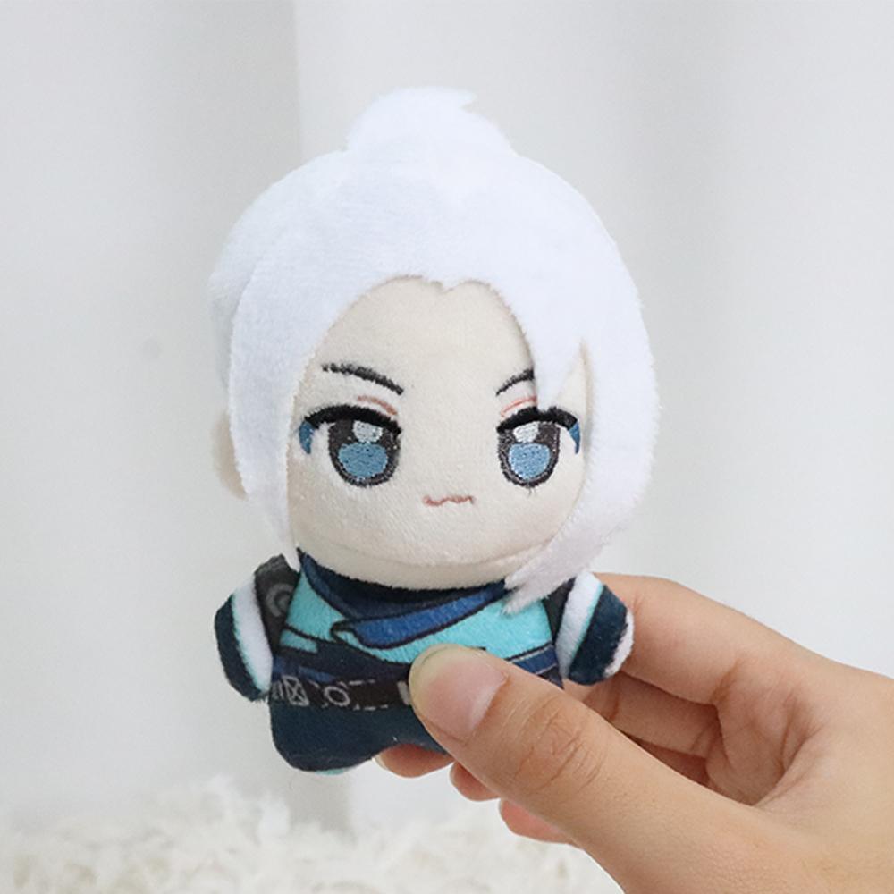 10cm Neues Spiel Valorant Jett Plüschtiere Hohe Qualität Figur Spielzeug Cartoon Spiel Anime Cosplay Spielzeug Körper Quietschende Plüsch Anhänger