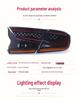 Compatible Smoked Black Taillight Assembly with Flowing Turn Signal for 10th Gen Accord Starlight Model