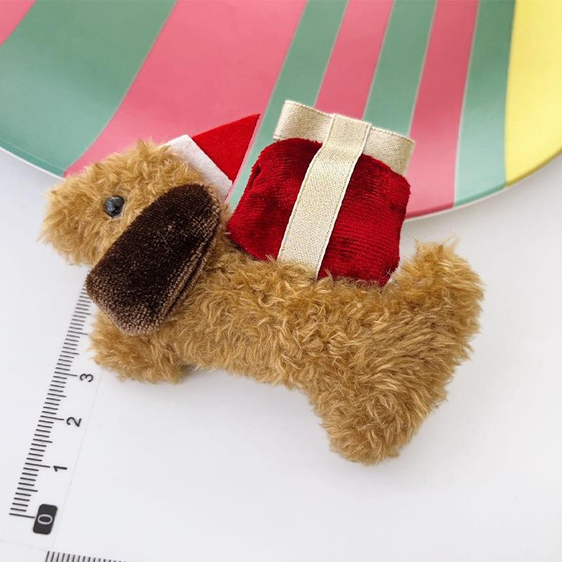 Women s Christmas Ornament Hair Clips - Festive Plush Hair Accessories