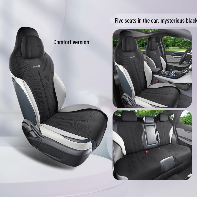 Four-Season Semi-Wrapped Car Seat Cushion for BYD Qin PLUS