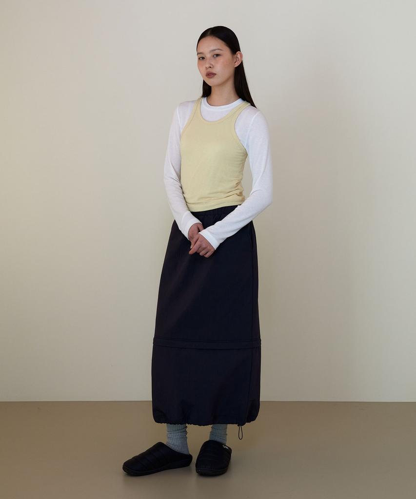 38 Come On Common Padded Detachable Skirt (Charcoal)