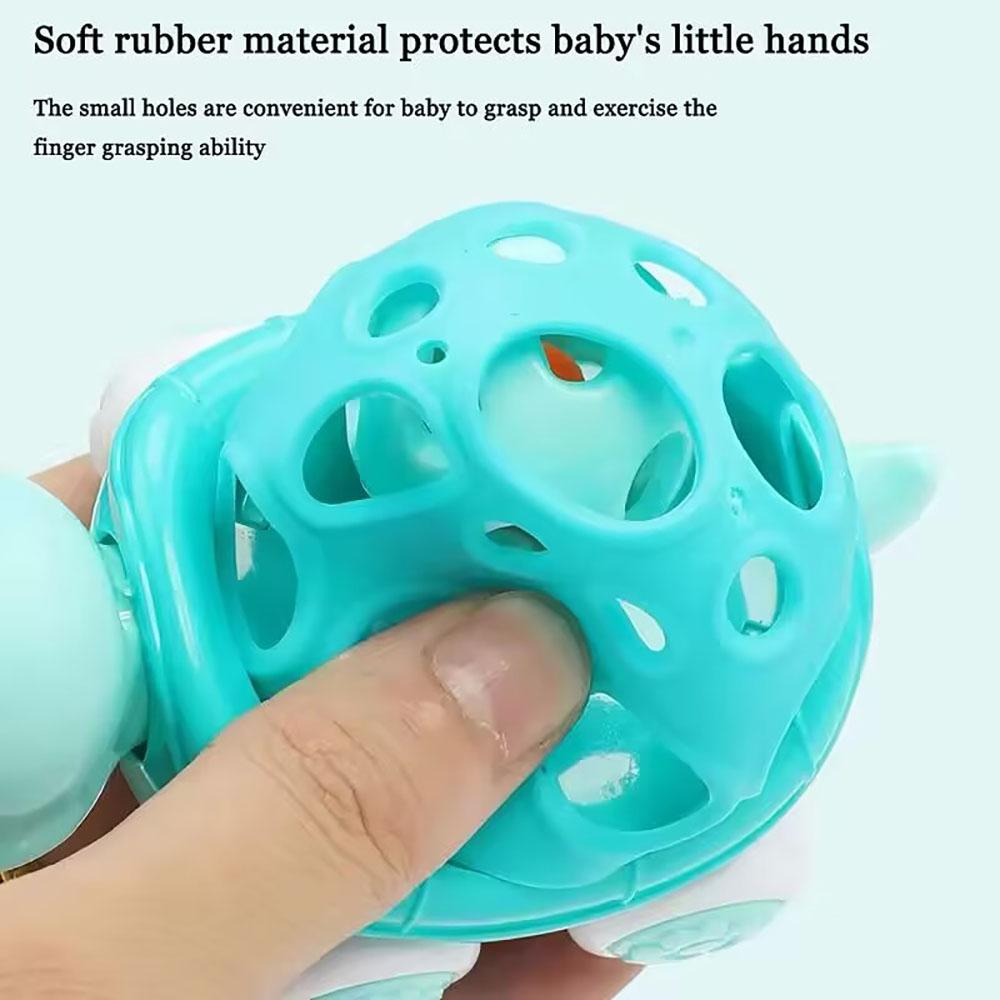 Baby Toy Car Rattle Roll Cars for Toddler 1-3 Press and Go Car Friction Powered Truck Soft Rattles for Babies Girl Birthday Gift