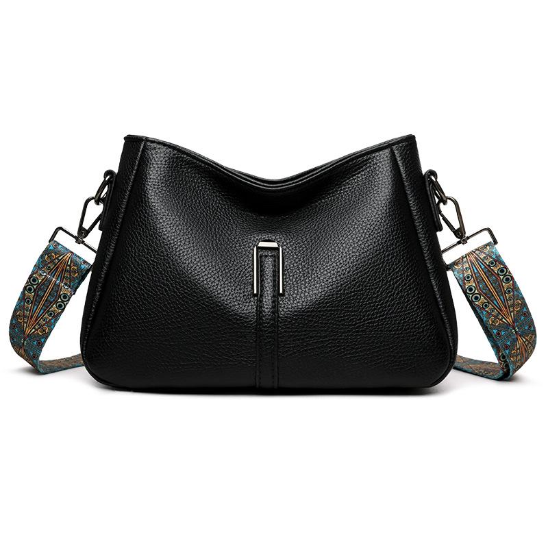 

Women s Spring 2026 Crossbody One-Shoulder Retro Bag чорний