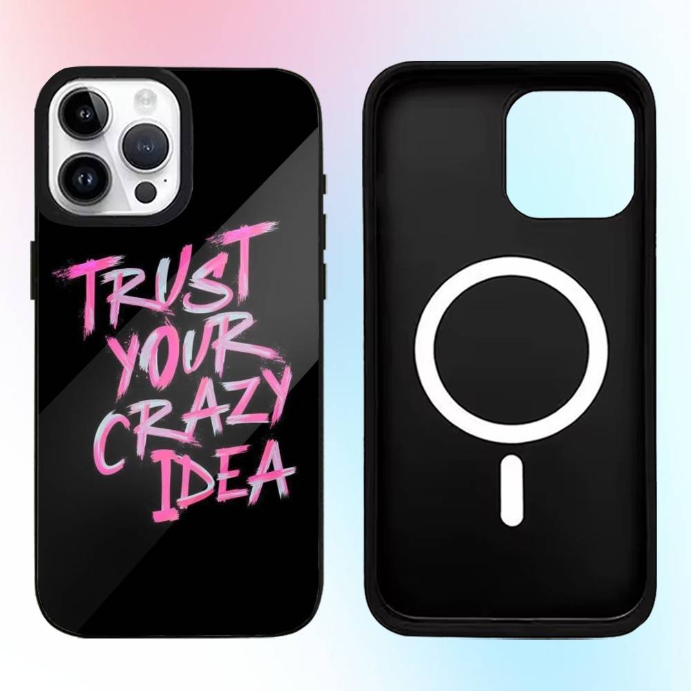 

Trendy word art Phone Case For iPhone17,16,15,14,13,12,11 Plus,Pro Max Magnetic Magsafe Wireless Charging iPhone12PROMAX