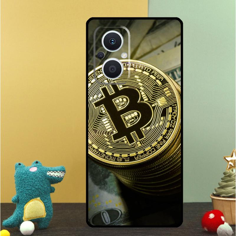 Bitcoin BTC Case For OPPO Reno 7 8 10 Pro 13 13F 12 11 F 8T OPPO Find X8 Pro X6 X3 X5 Lite Cover Shell