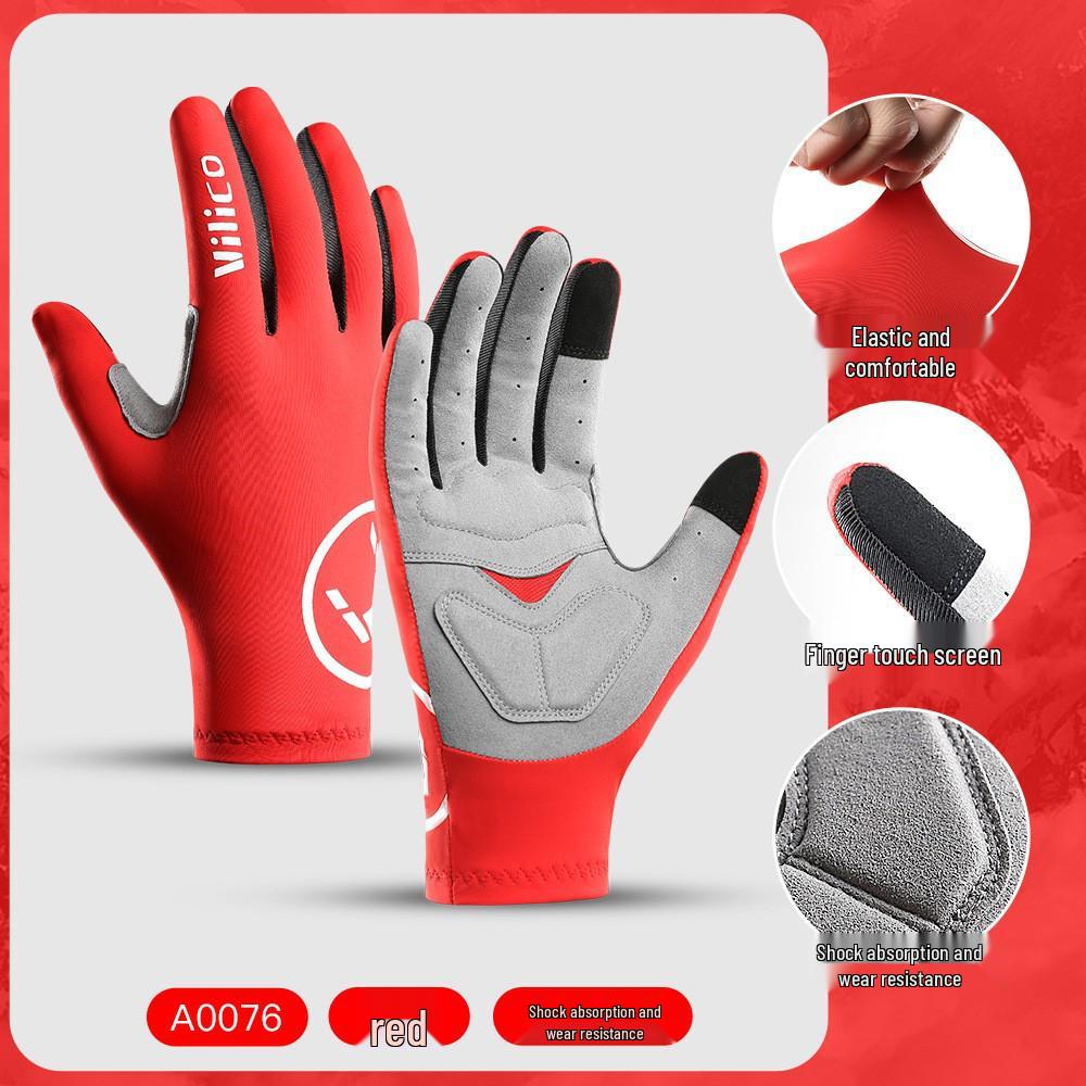 Tiguan Men's Summer Half-Finger Cycling Gloves - Touchscreen, Breathable, Sun Protection for Outdoor Sports, Fishing, Motorcycling, and Road Biking.