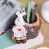 Easter Reading Bunny Resin Fleshy Flower Pot Decoration Garden Gardening Courtyard Home Decoration