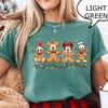 Comfort Colors® Mickey And Friends Gingerbread T-Shirt, Gingerbread Cookie Shirt, Daisy And Donald Gingerbread Tee, Xmas Gift