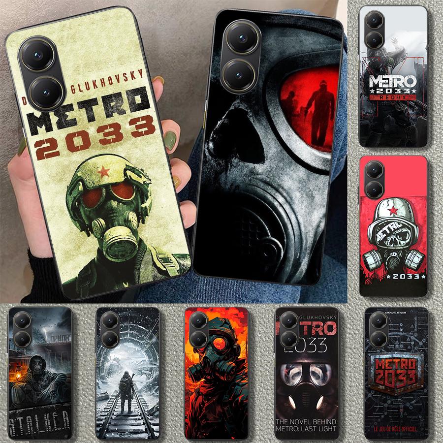 Metro 2033 Phone Case Cover for Xiaomi Poco X6 X5 X7 Pro F7 Ultra Redmi 15C 15 13C 13 12C 12 10C 10 10A 9C 9A 9T 9 Coque Poco X6