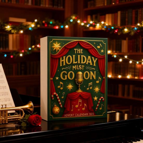 Advent Calendar 24-Day Countdown Clown Themed Frog Shape Seasonal Advent Calendar