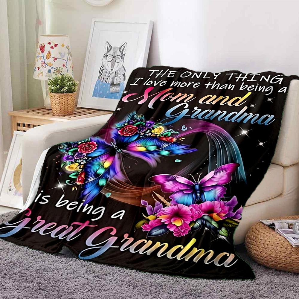 1pc Mother"s Day Gift Blanket - Perfect Gift for Birthdays, Christmas & Halloween- Soft, Warm & Versatile yy250909204