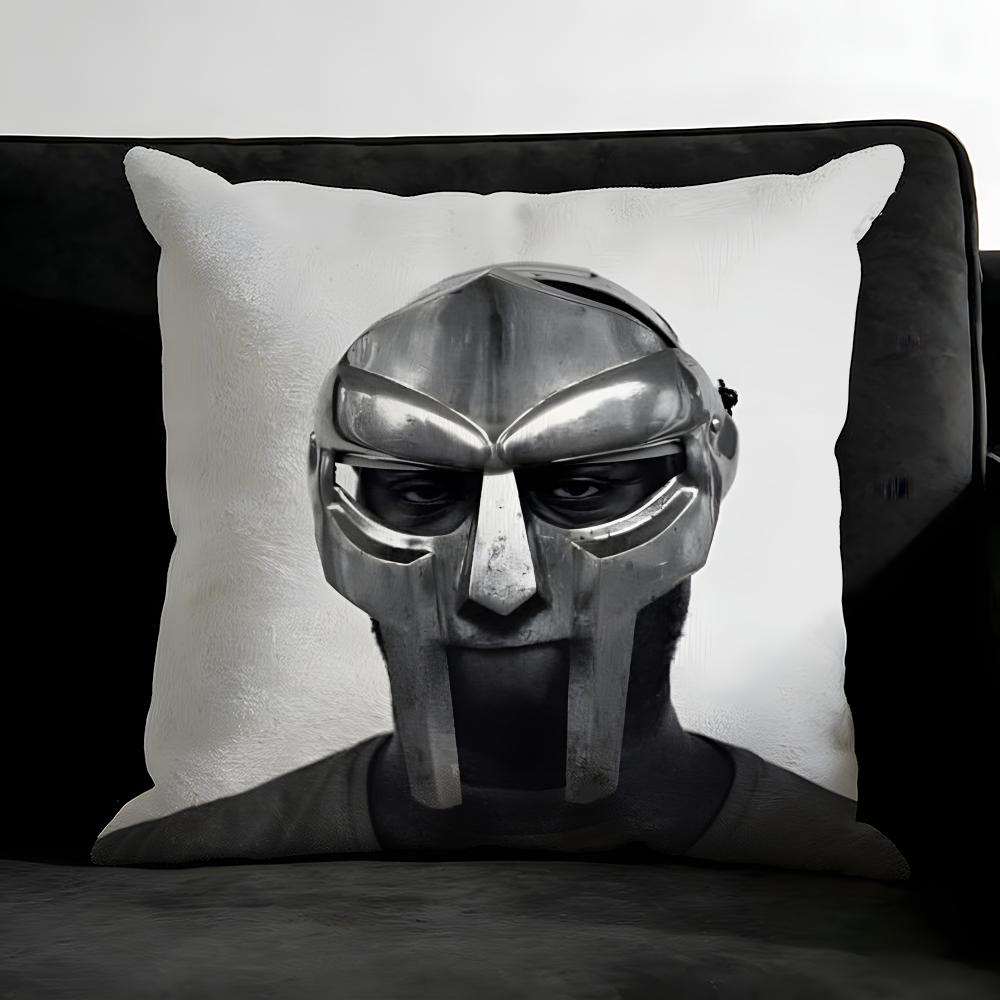 MF DDoom MadlibB Singer Cushion Cover Pillowcase Ultra Soft Skin Friendly Fabric Cloud Like Comfort Concealed Zipper