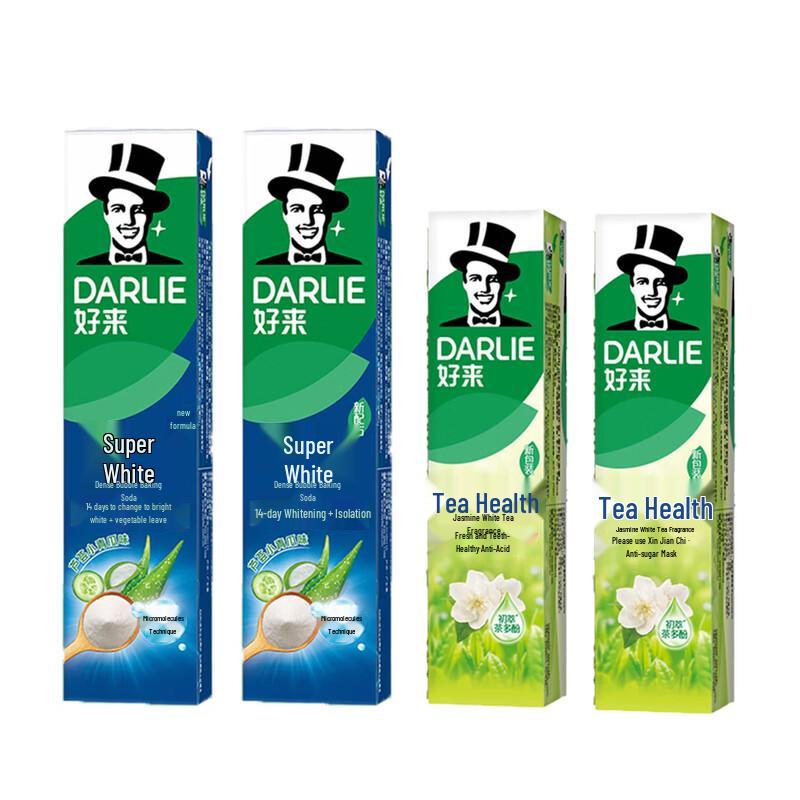 Darlie Aloe Cucumber & Jasmine White Tea Toothpaste Family Pack