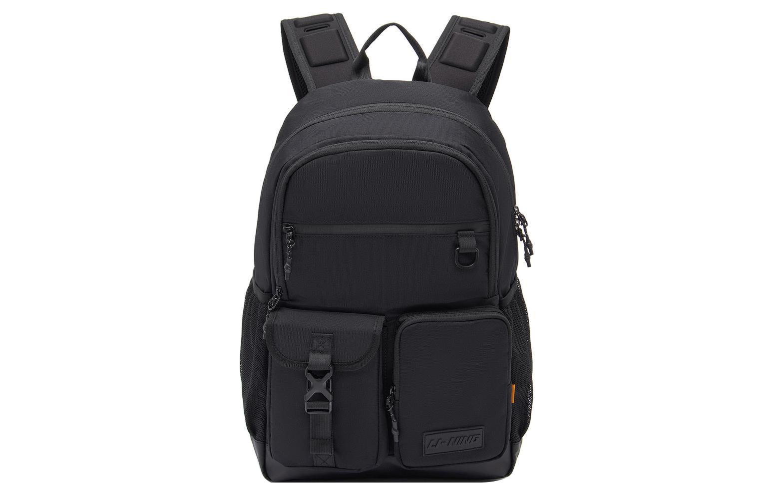 Li Ning Fitness Series Fabric Backpack Unisex Black ABSS303-1