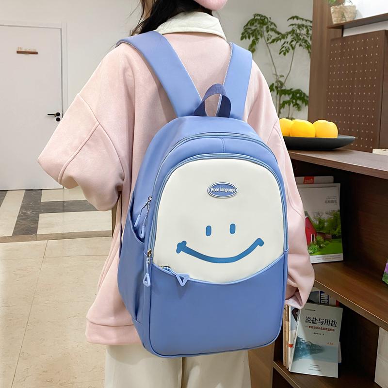 Three-Piece Backpack Set Large Capacity Student Schoolbag Women's Lightweight Backpack