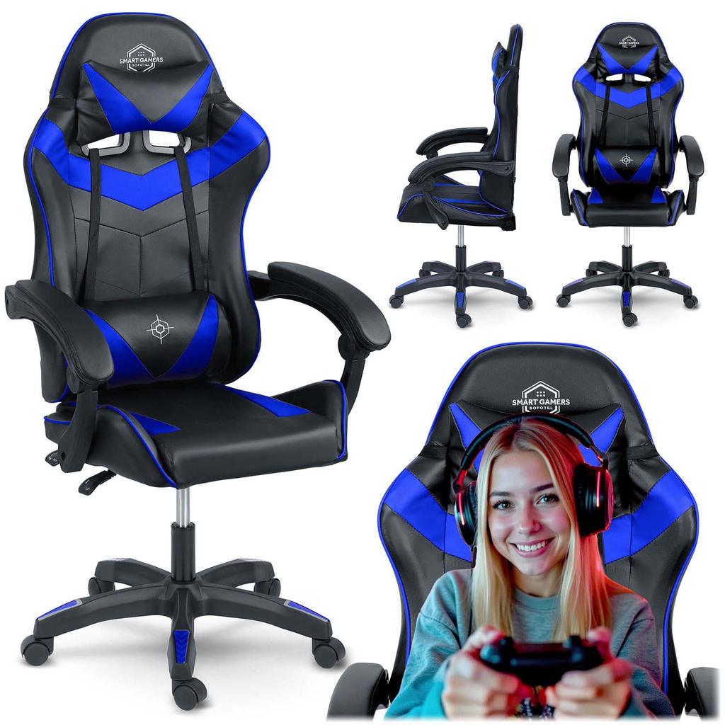 Sofotel Draknor gaming chair black and blue