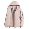 New Winter Cotton-padded Clothes Men's Large Size Loose Casual Cotton-padded Clothes Trendy Hooded Sports Bread Clothes Graphene