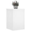 VidaXL Supports pour plantes 2 pcs blanc 25x25x35 cm bois d'ingénierie, support de fleurs, support de pot, support pour 852906
