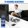 Car Audio Adapter FM Transmitter Music Receiver Wireless Extender Speaker With LED Screen Support TF Card