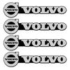 10 pieces Modified Car Logo Audio Sticker Auto Interior Central Control Alloy  Emblem Badge Decal For Volvo XC60 S60 V40 V50V60