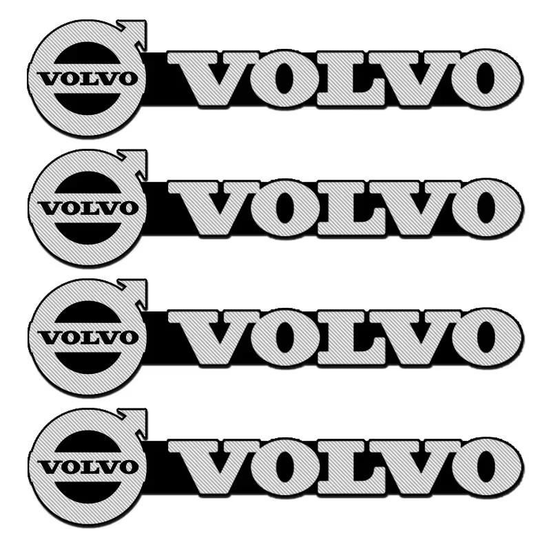 10 pieces Modified Car Logo Audio Sticker Auto Interior Central Control Alloy  Emblem Badge Decal For Volvo XC60 S60 V40 V50V60