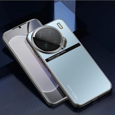 Για Vivo X100 Ultra X100S Pro Μεταλλικό Κάλυμμα Κάτοχος Κάμερας Φακού για Vivo X100Ultra X100 S X 100 Pro Αντικραδασμική Λεπτή Ματ Προστασία Θήκη με Στήριγμα