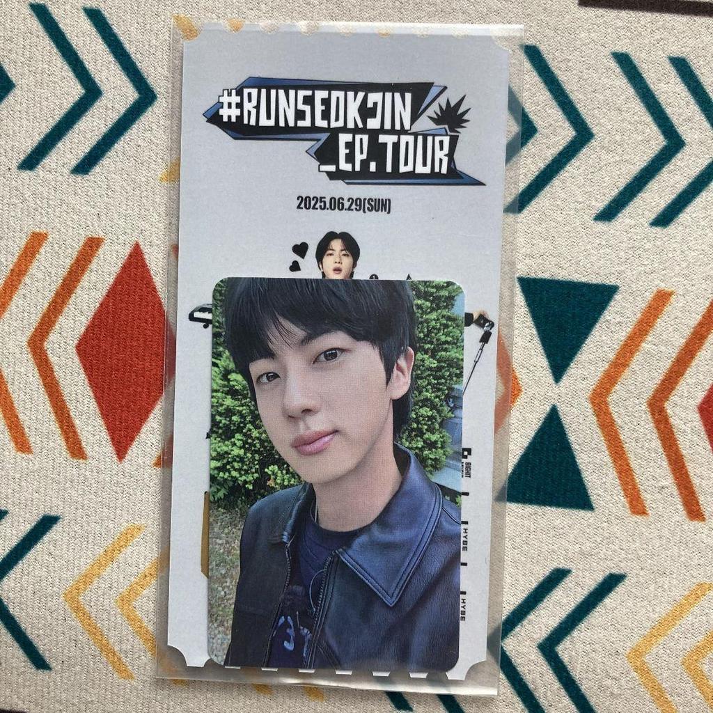 [USED] BTS Jin RUNSEOKJIN EP TOUR Jin JIN6/29 1 Piece