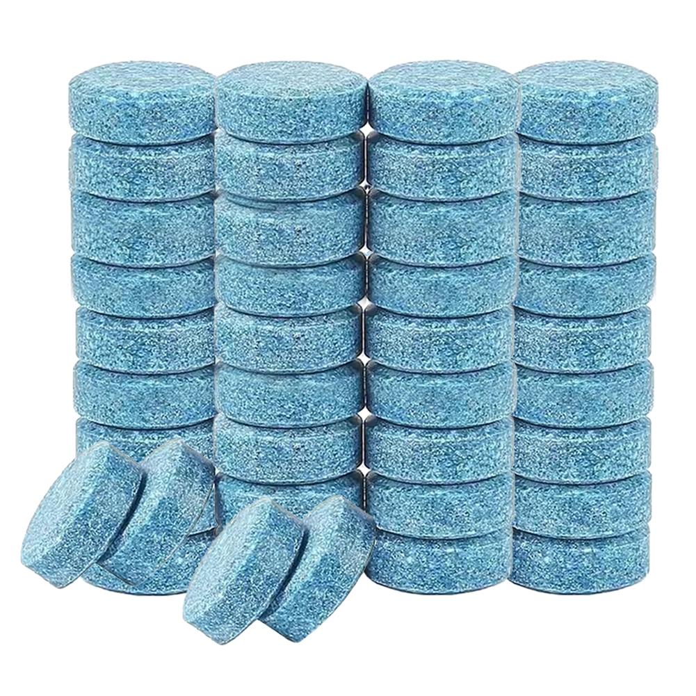 10/30/50PCS Car Windshield Washer Concentrated Clean Tablets Solid For Car Room Kitchen Window GlassToilet Cleaning Tablet