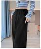 Women's 2025 Loose High-Waist Wide-Leg Velvet Sweatpants