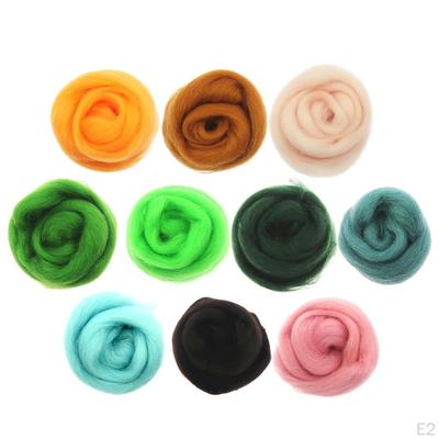 10g Wool Top Roving Felting Wool Felting Fiber