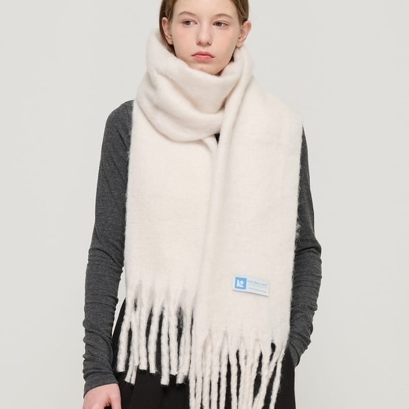 ROIDESROIS [1+1] Premier Solid Wide Long Muffler (8 Colors)