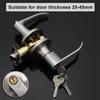 1-5PCS Locking Door Handle Stainless Steel Entrance Door Handles Interior Lever Lock Door Knob Replacement for Home Office