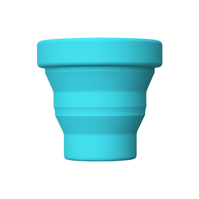 Outdoor Portable Silicone Folding Water Cup, Multifunctional Telescopic Water Cup, Candy Silicone Mouthwash Folding Cup