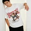 American Street Trendy Brand Men'S T-Shirt Digital Direct Injection Printing Retro Washing Water Old Short-Sleeved T-Shirt Men
